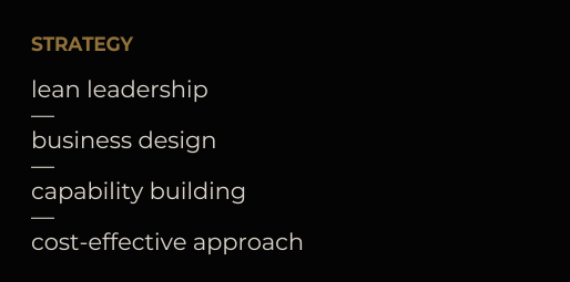 strategy for distressed businesses