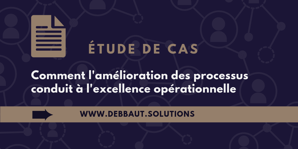 comment l'amélioration des processus dans l'industrie de fabrication FMCG conduit à l'excellence opérationnelle - cabinet conseil entreprise Elena Debbaut