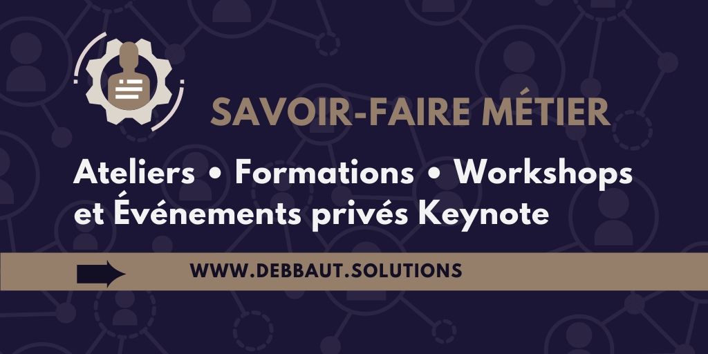 Formations Ateliers, Workshops avec Elena Debbaut - gestionnaire de crise - consulting et implémentation