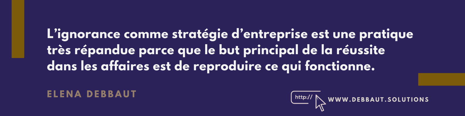 L'implémentation opérationnelle de la stratégie d'une entreprise avec Elena Debbaut, Operating Partner Solutions et Consultante en Entreprise dans la gestion de crise