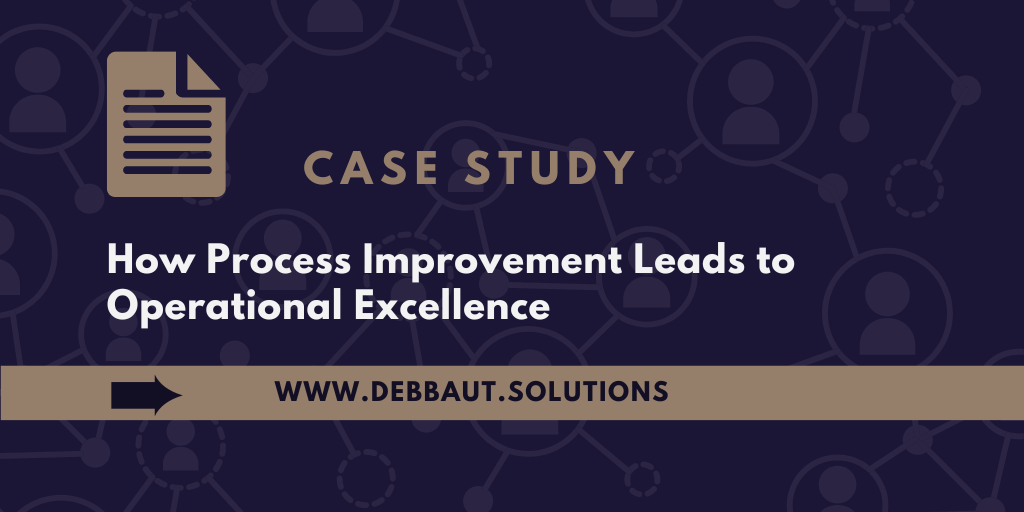 How Process Improvement Leads to Operational Excellence - Case Studies with Elena Debbaut, turnaround consultant How Process Improvement Leads to Operational Excellence - Case Studies with Elena Debbaut, turnaround consultant