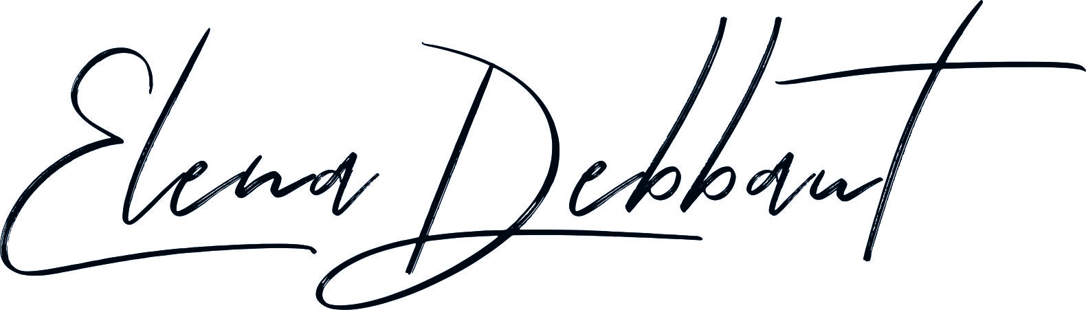 Elena Debbaut signature